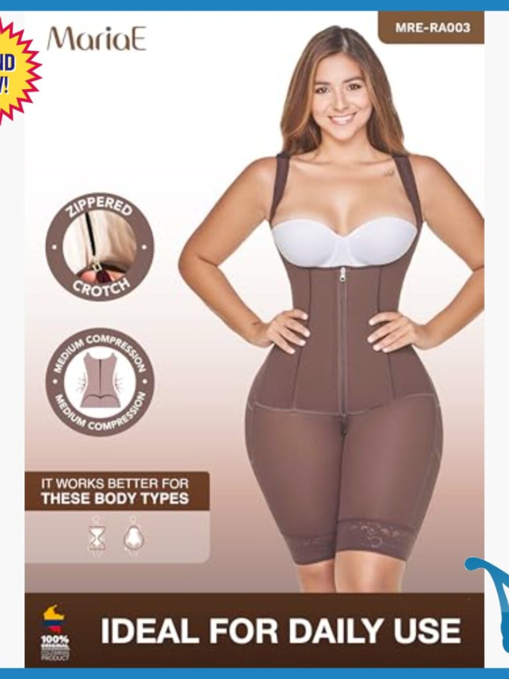 Tummy Control Shapewear Bodysuit Open Bust Slim Fit Small - Picture 4 of 7